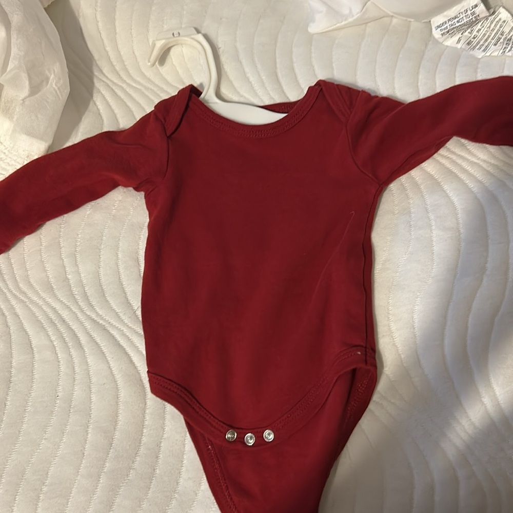 2 piece  red plaid Christmas dress set - Picture 10 of 11